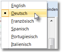  Sprache auswählen 